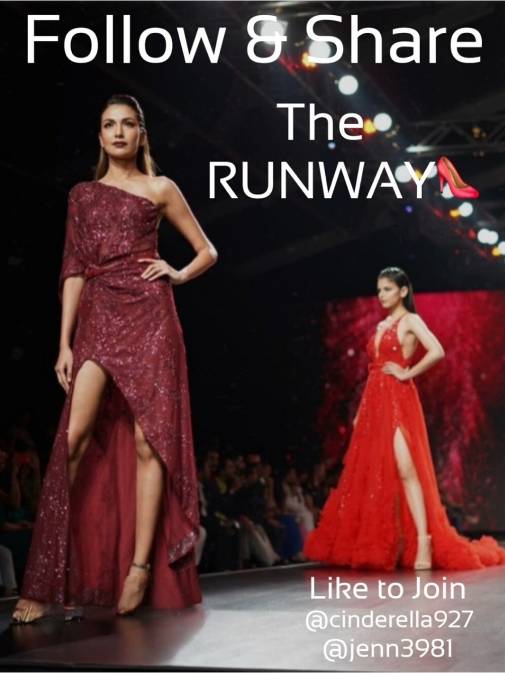 The Runway Follow & Share